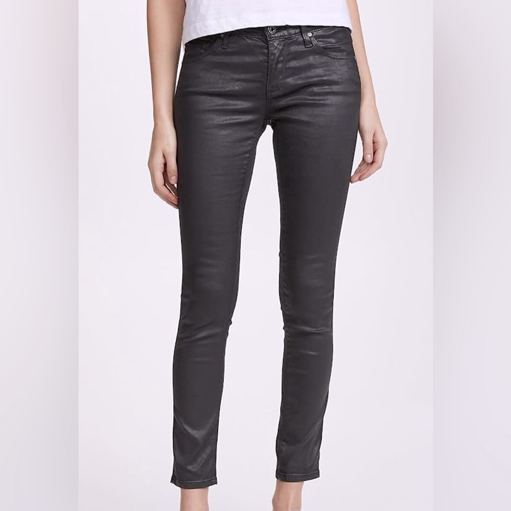 AG the legging super skinny coated jeans